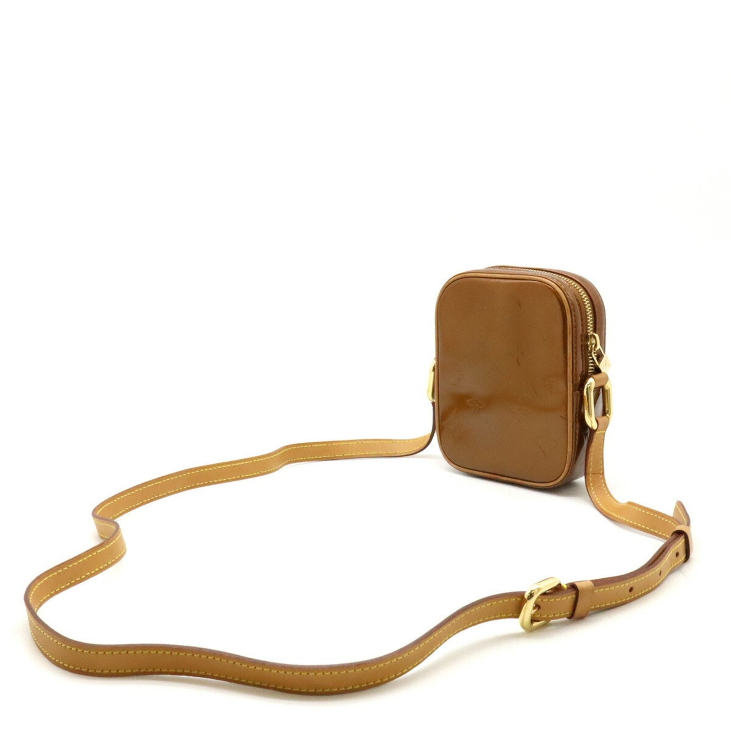 Louis Vuitton Bronze Monogram Vernis Pochette Shoulder Bag