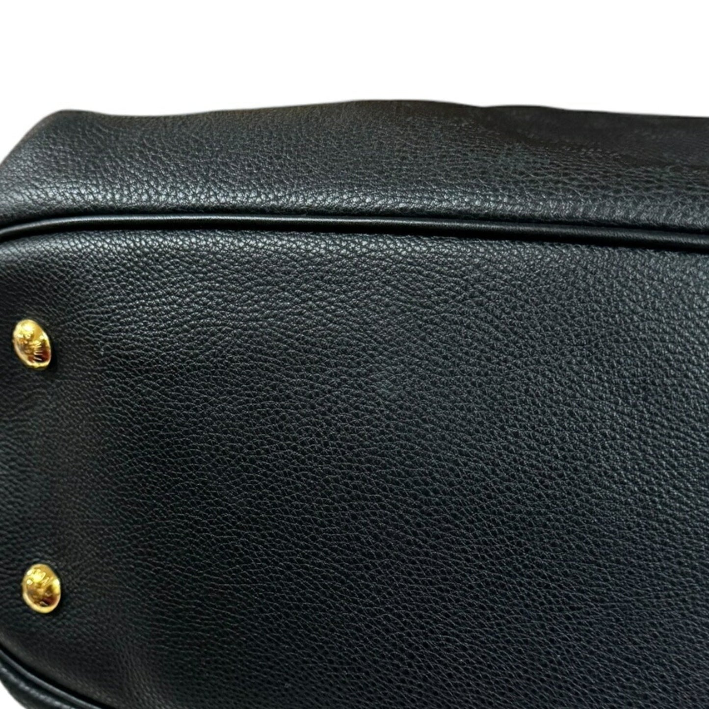 Louis Vuitton Black Mahina Leather Shoulder Bag
