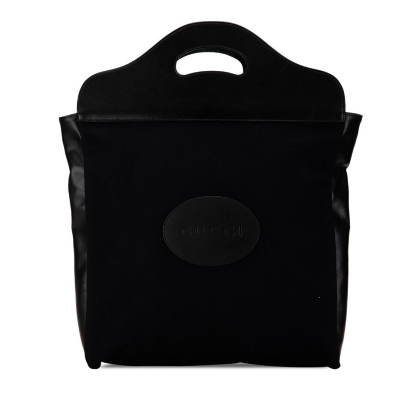 Gucci Black Suede Leather Handbag ()