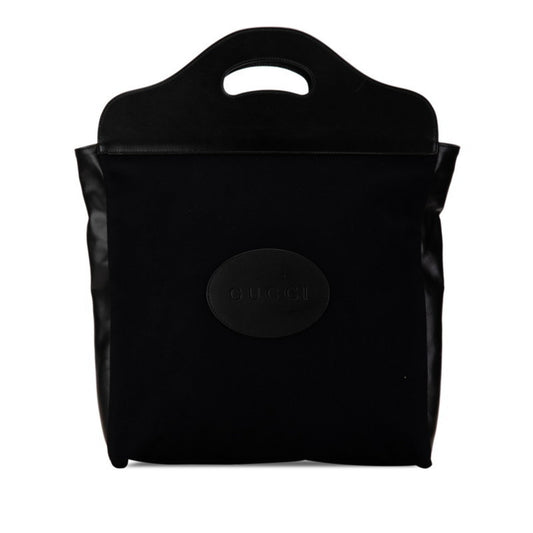 Gucci Black Suede Leather Handbag ()