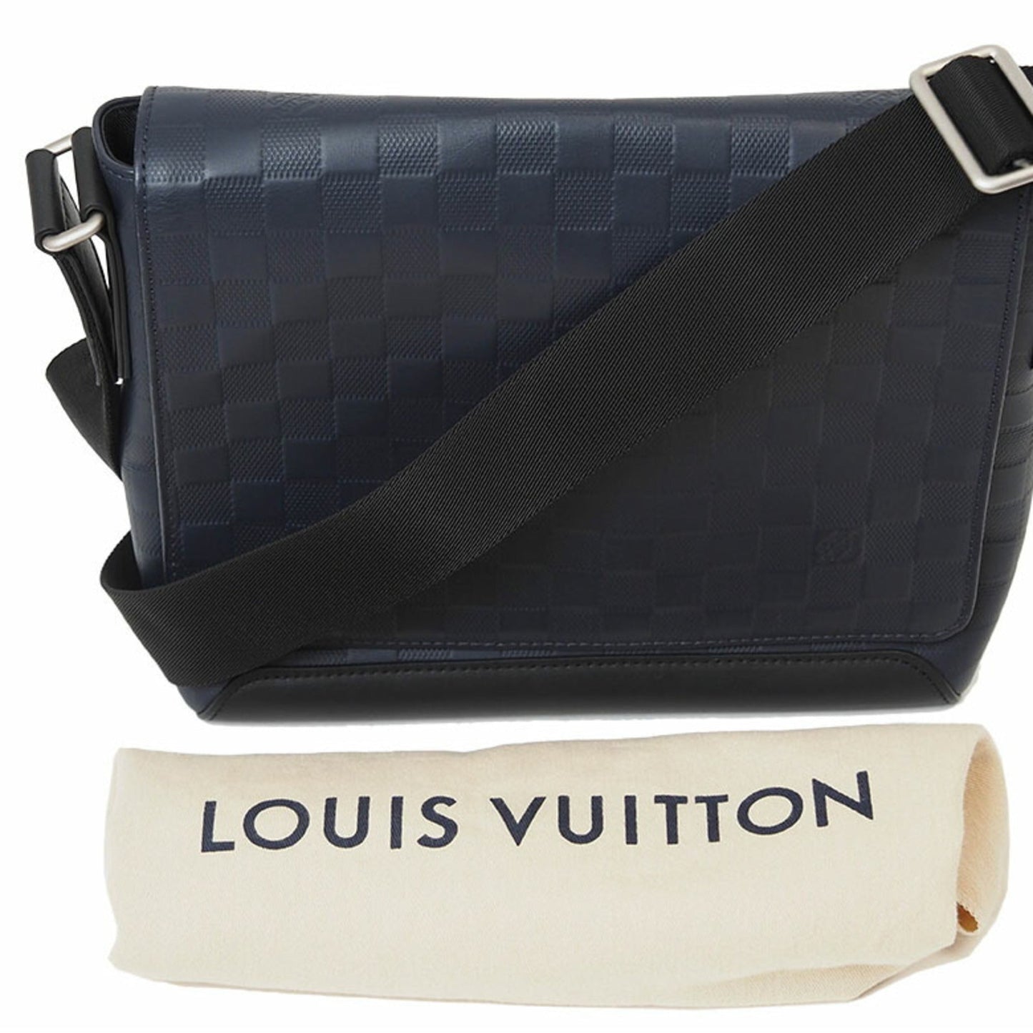 Louis Vuitton Black Damier Infini Shoulder Bag