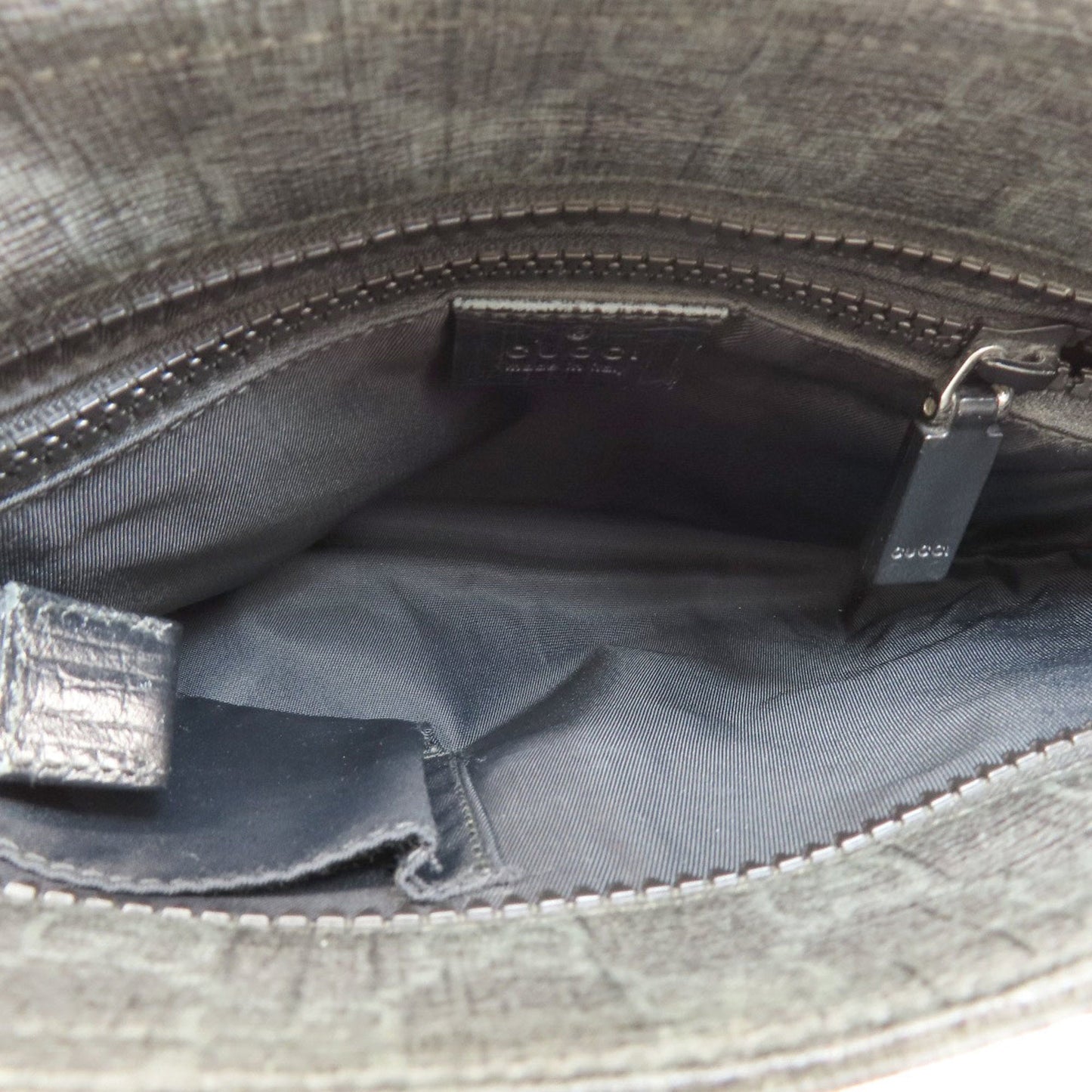 Gucci Black Pvc Shoulder Bag