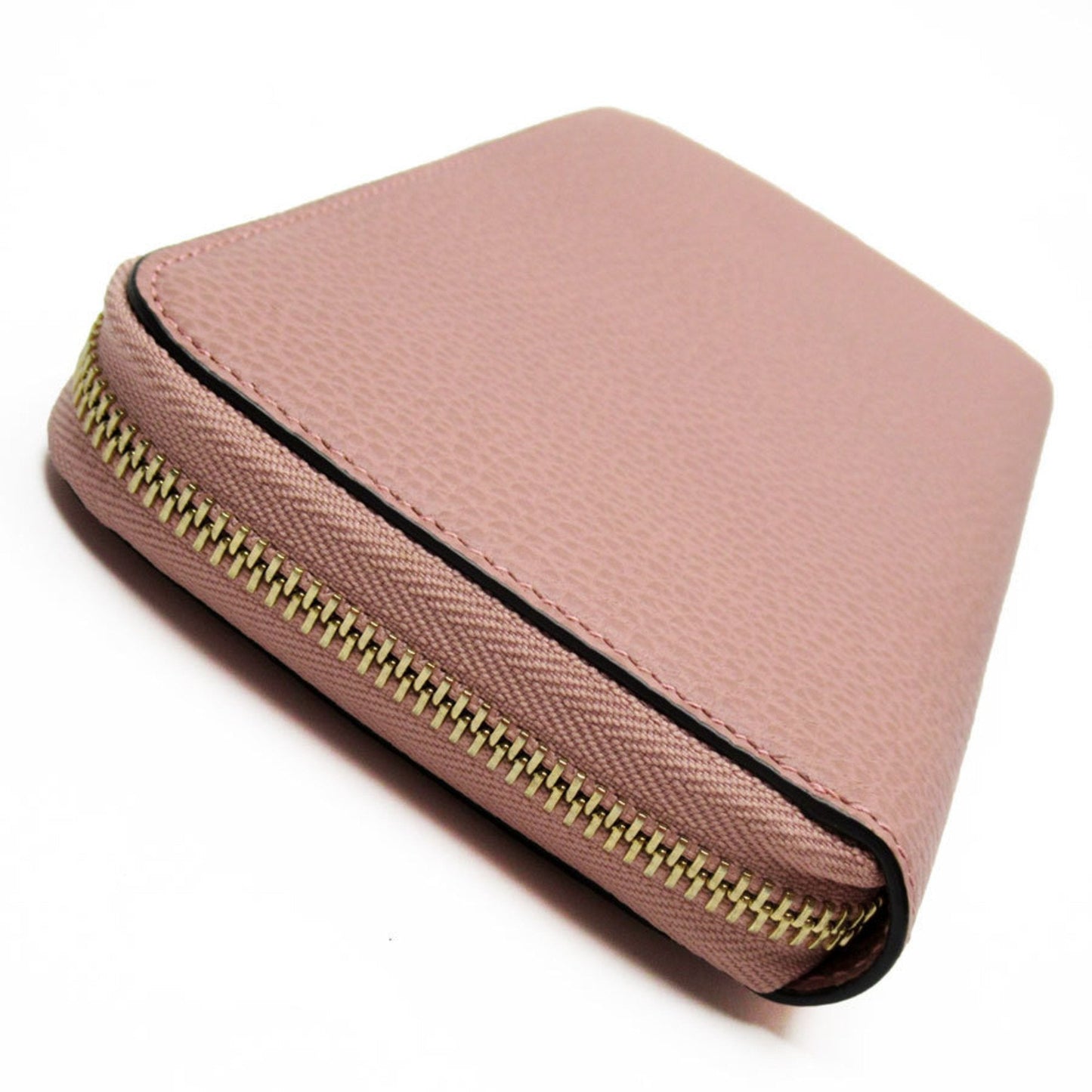 Gucci Pink Leather Long Wallet (Bi-Fold)