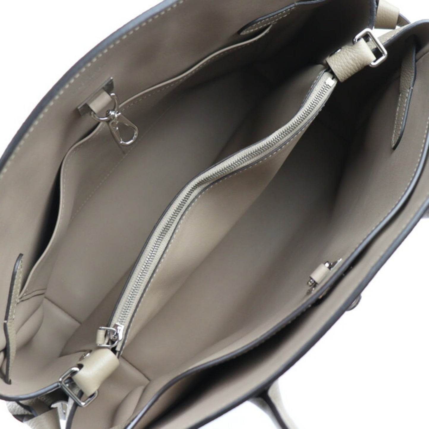 Louis Vuitton Tourterelle Leather Handbag Shoulder Bag Tote Bag