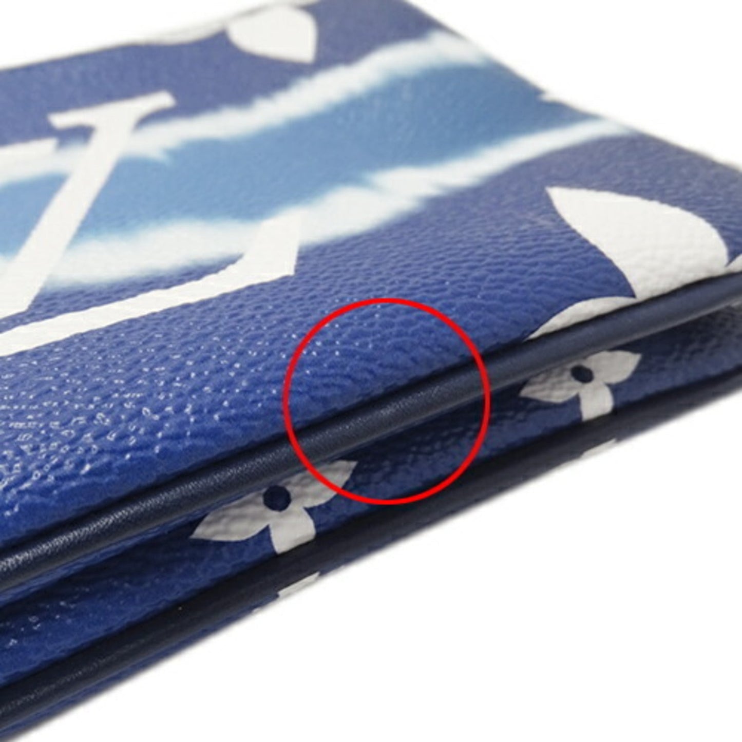 Louis Vuitton Blue Monogram Canvas Pochette Shoulder Bag