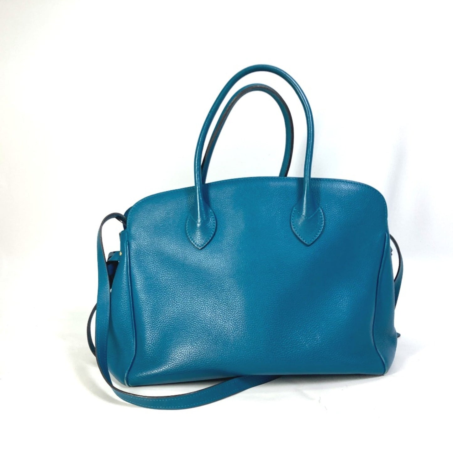Louis Vuitton Blue Leather Shoulder Bag