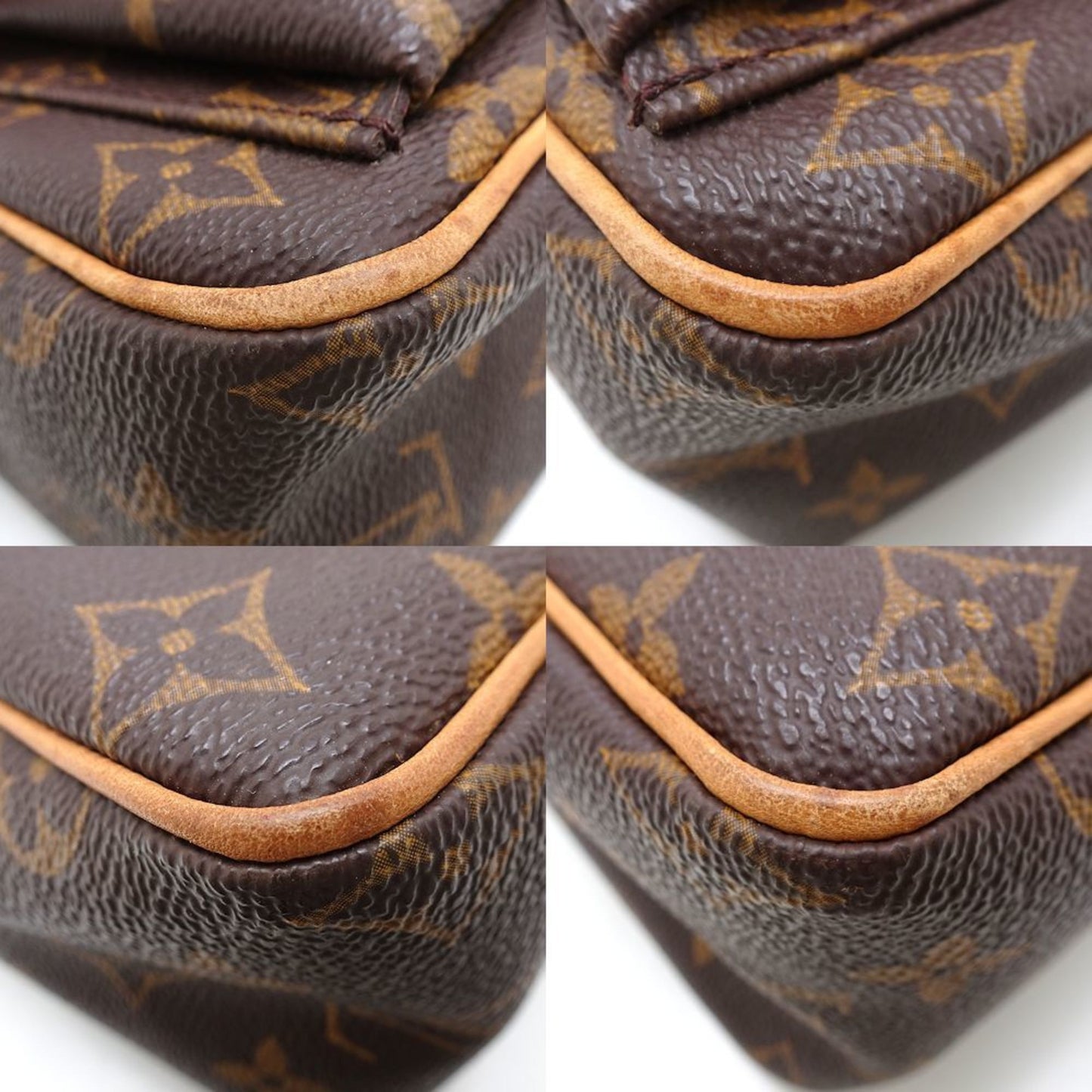 Louis Vuitton Brown Canvas Shoulder Bag