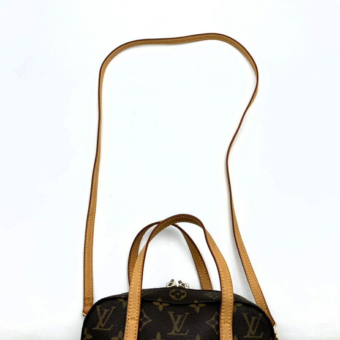 Louis Vuitton Brown Monogram Canvas Shoulder Bag
