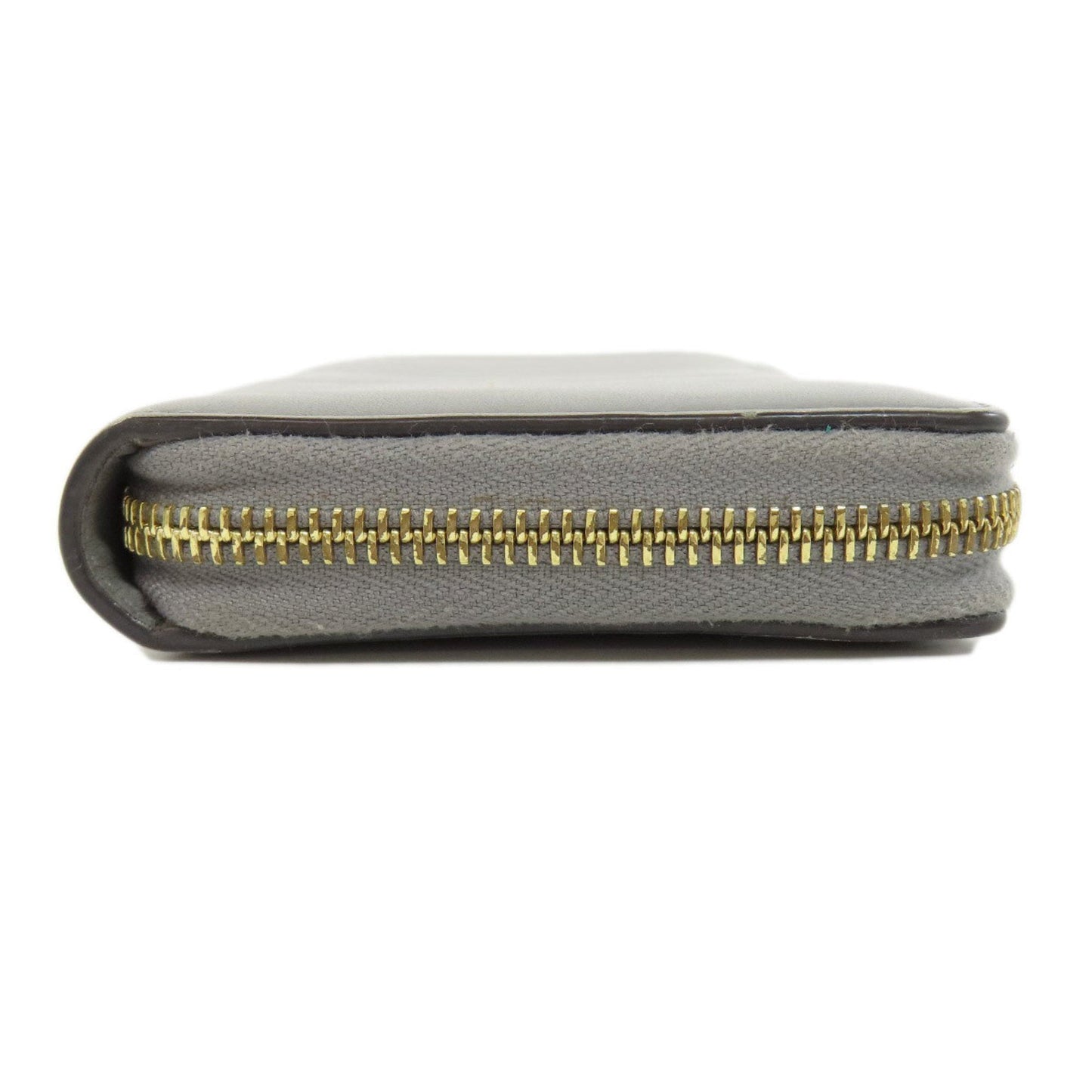 Gucci Gray Leather Long Wallet (Bi-Fold)