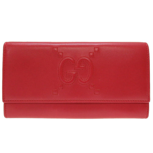 Gucci Red Color Leather Coin Purse/Coin Case ()