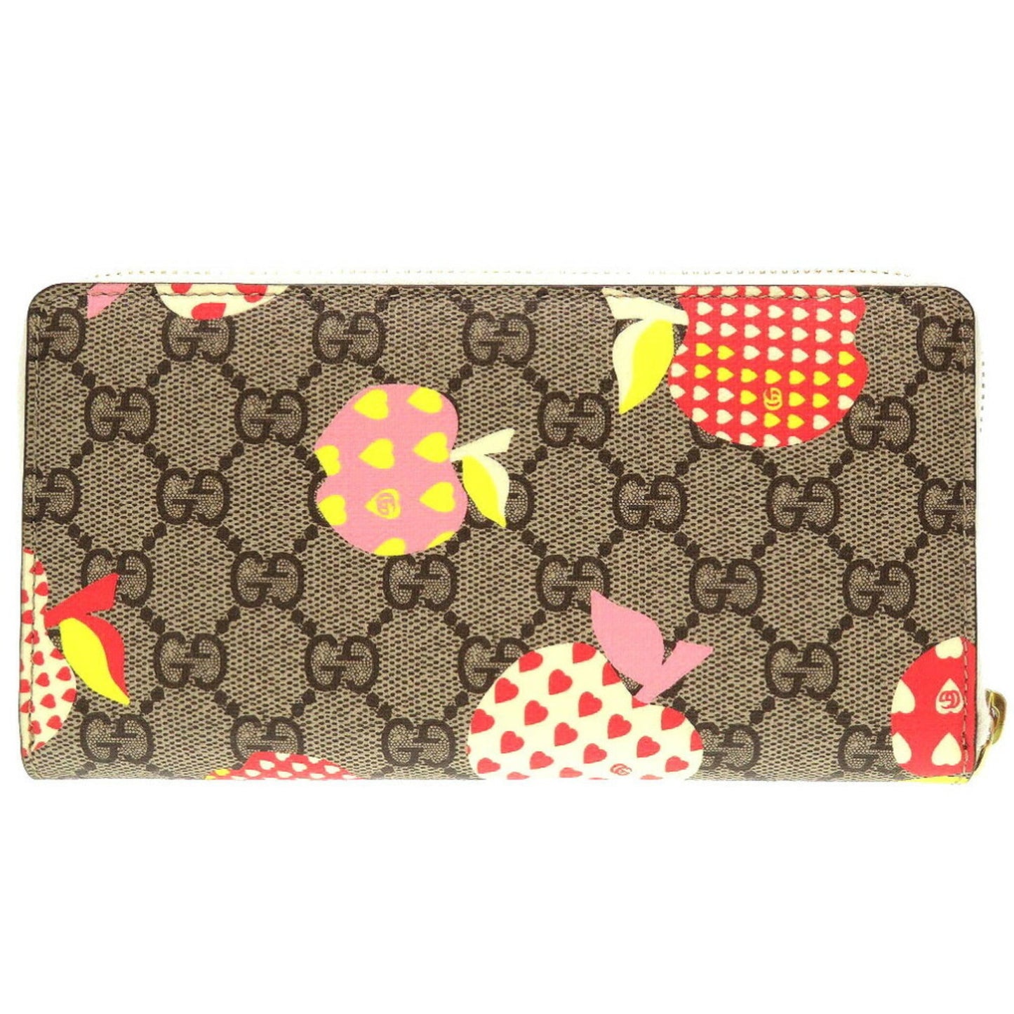 Gucci Gg Supreme Beige Gg Supreme Long Wallet (Bi-Fold)
