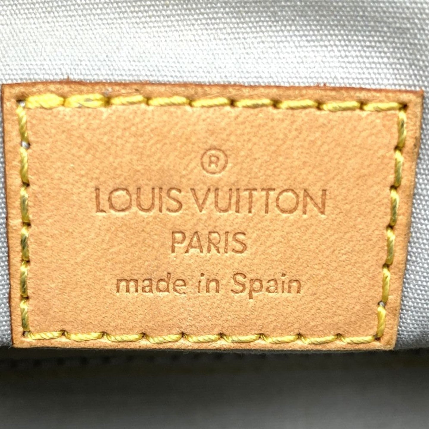 Louis Vuitton Gold Yellow Monogram Vernis Leather Handbag Shoulder Bag