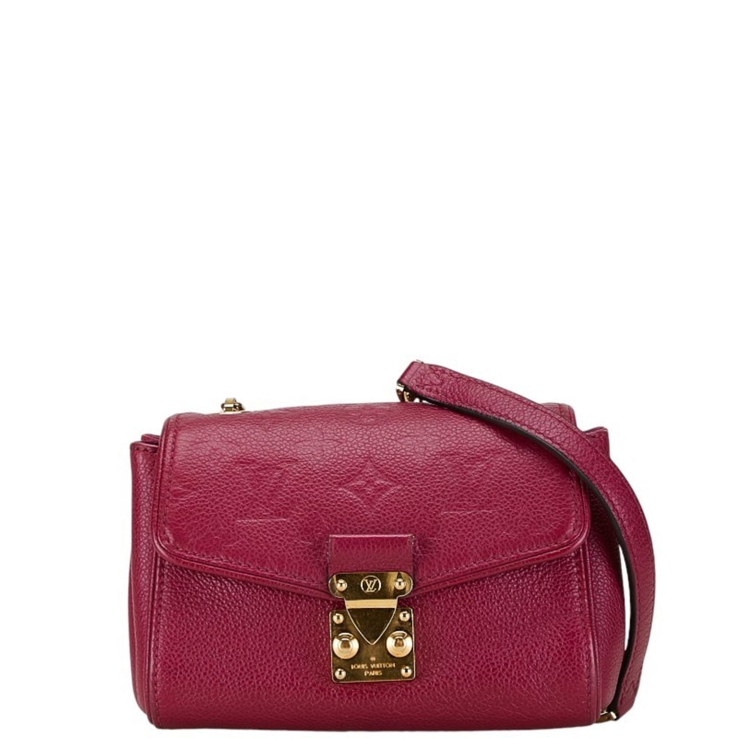 Louis Vuitton Grape Purple Leather Shoulder Bag ()