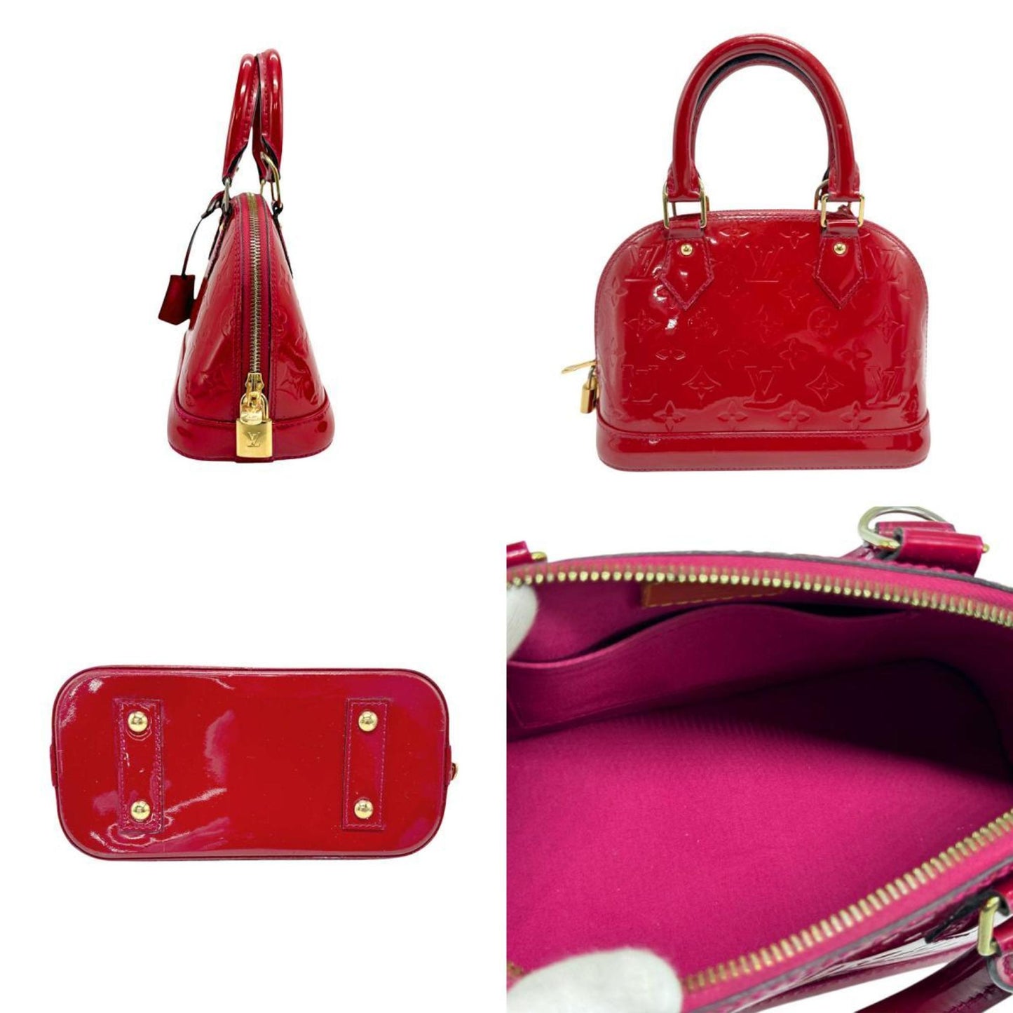 Louis Vuitton Monogram Vernis Red Color Monogram Vernis Handbag Shoulder Bag