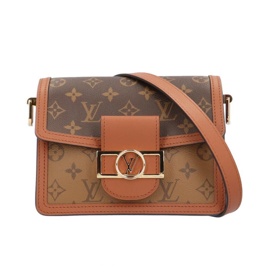Louis Vuitton Brown Monogram Reverse Shoulder Bag ()