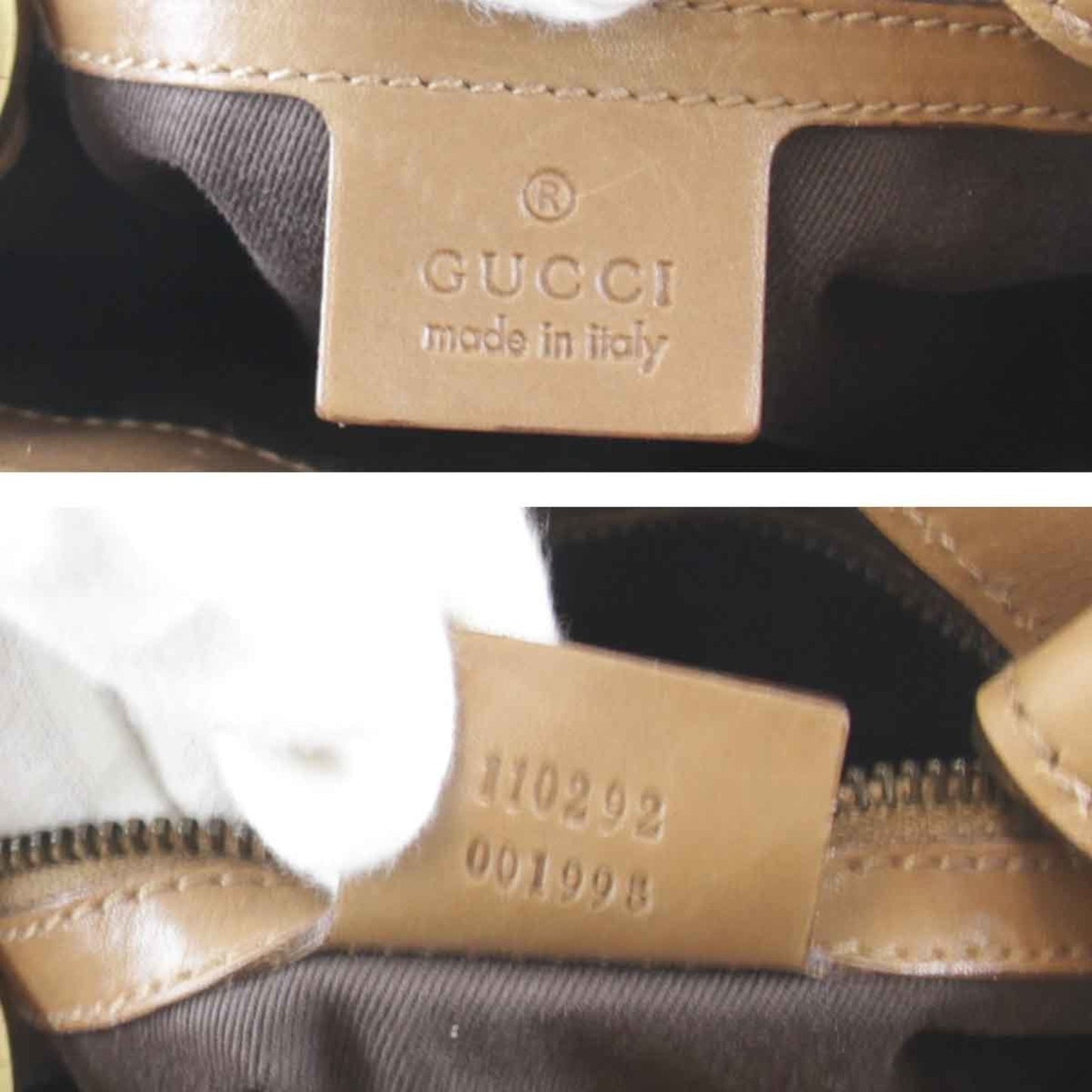Gucci Beige Gg Canvas Shoulder Bag