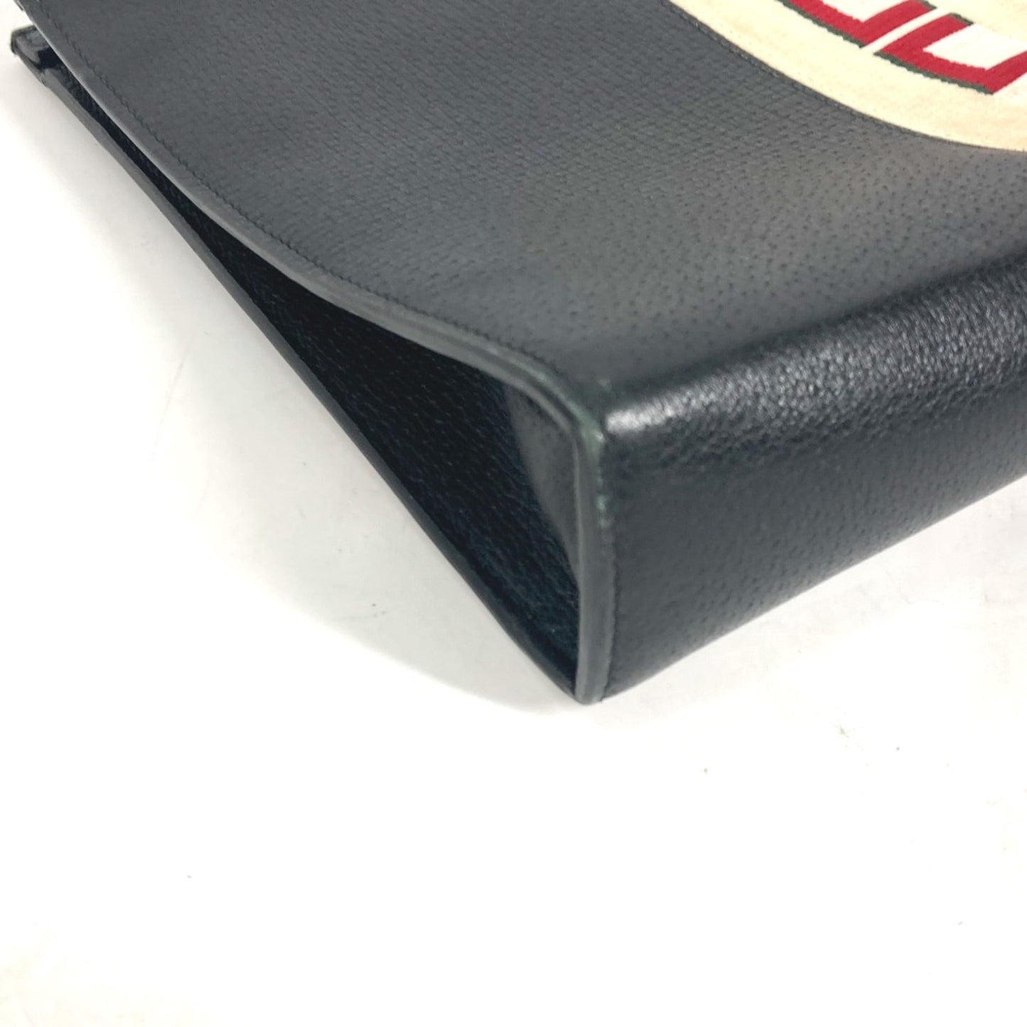 Gucci Black Leather Clutch Bag