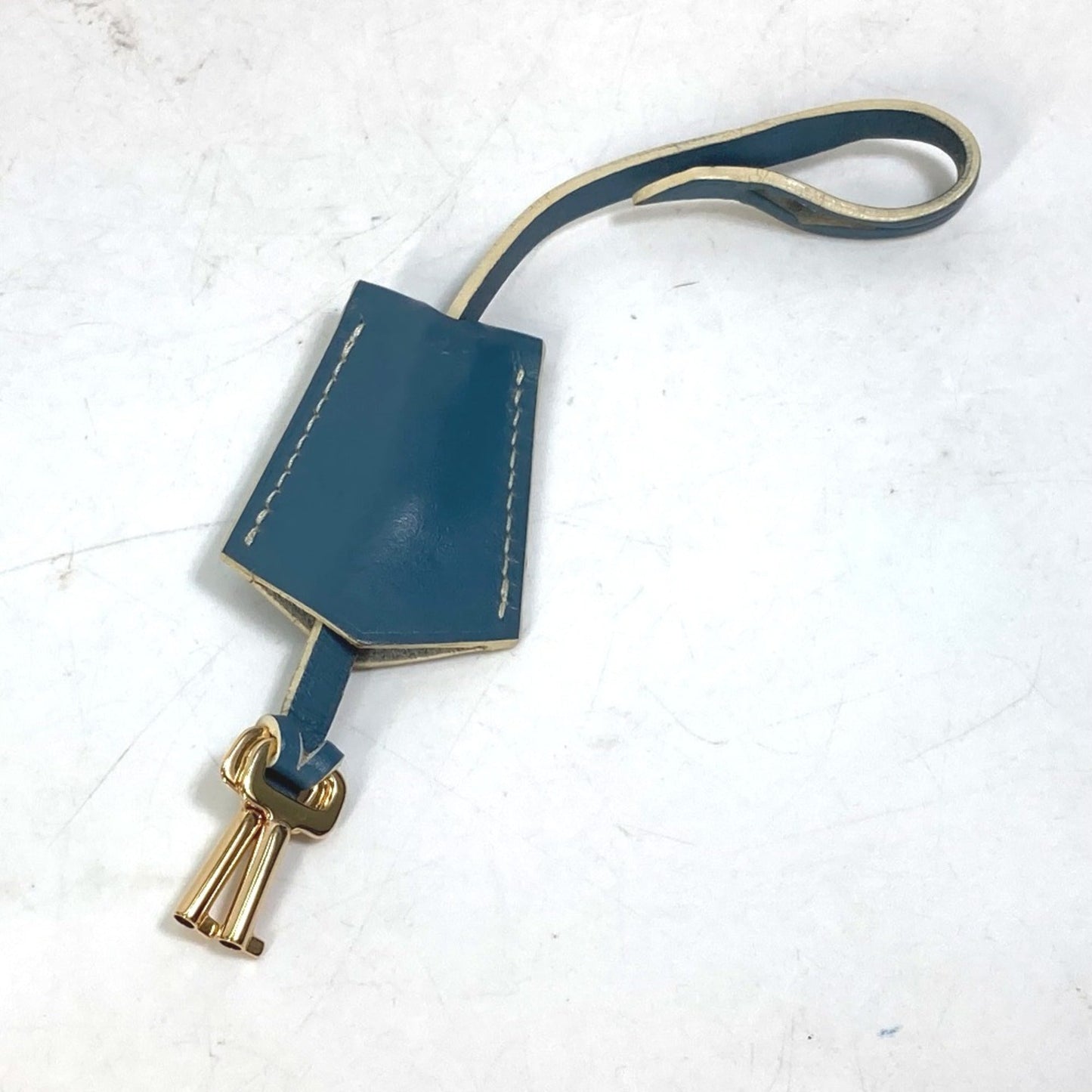 Louis Vuitton Blue Leather Shoulder Bag