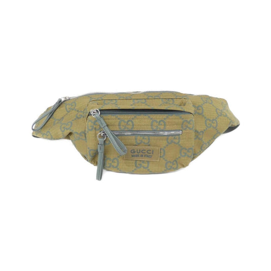 Gucci Green Mustard Polyester Fanny Pack ()