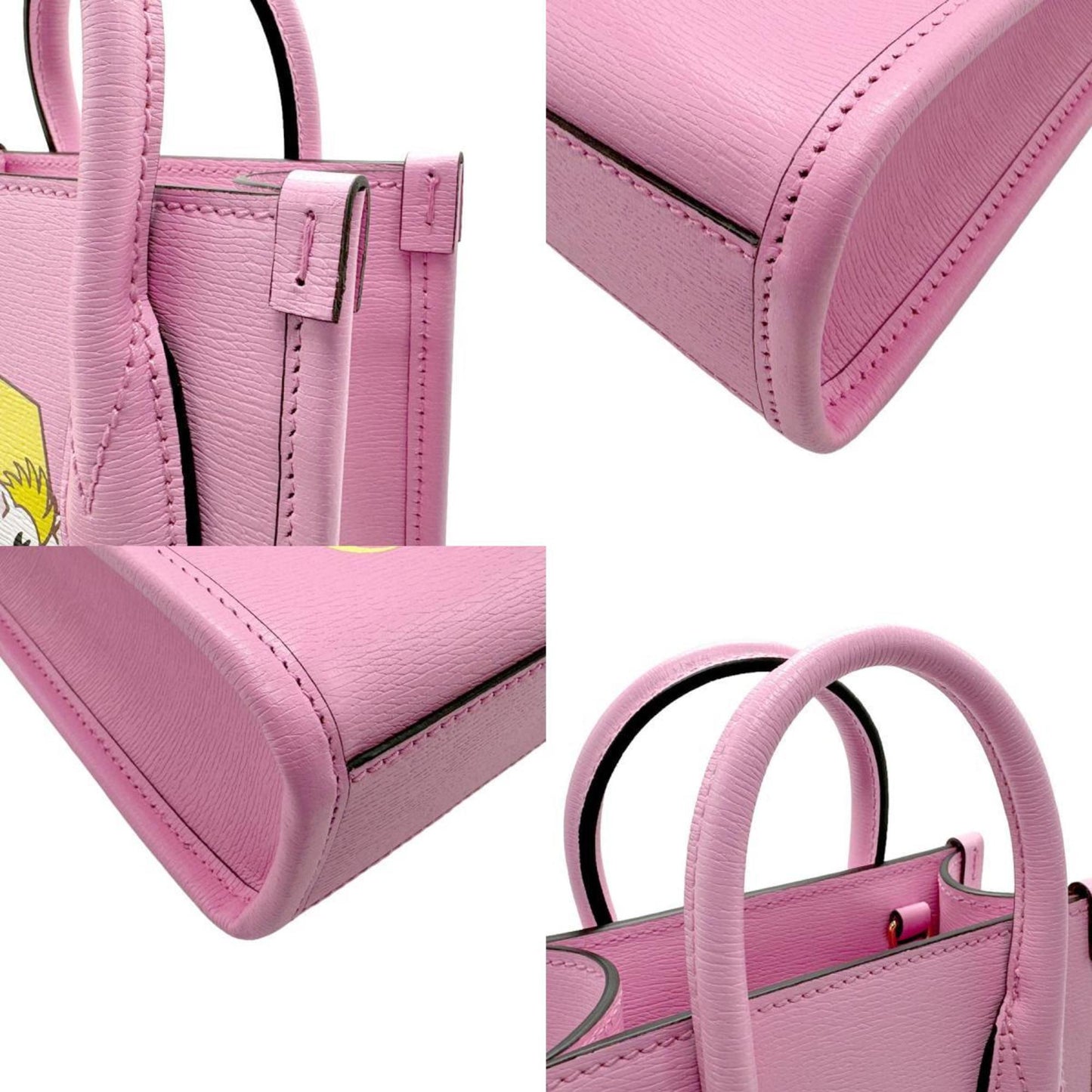 Gucci Pink Leather Handbag Shoulder Bag