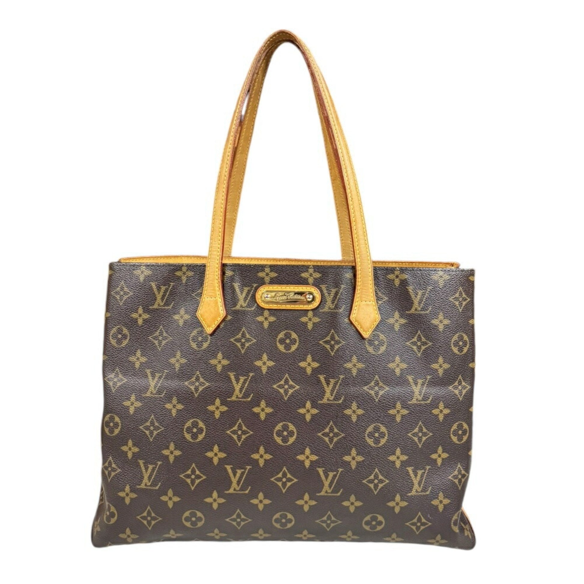 Louis Vuitton Brown Monogram Shoulder Bag ()