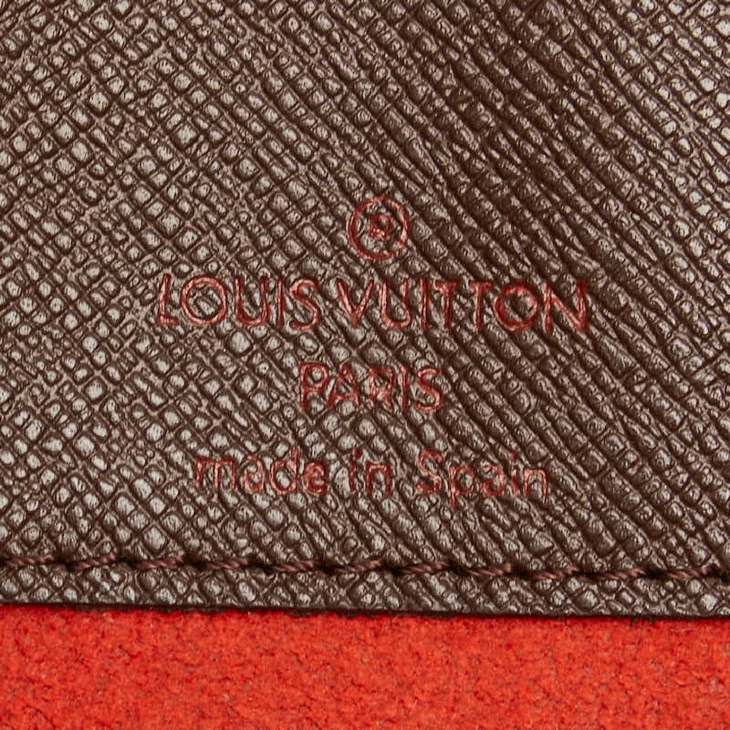Louis Vuitton Brown Pvc Leather Handbag Shoulder Bag