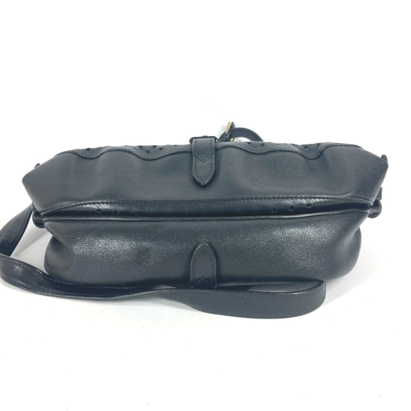 Louis Vuitton Black Leather Shoulder Bag