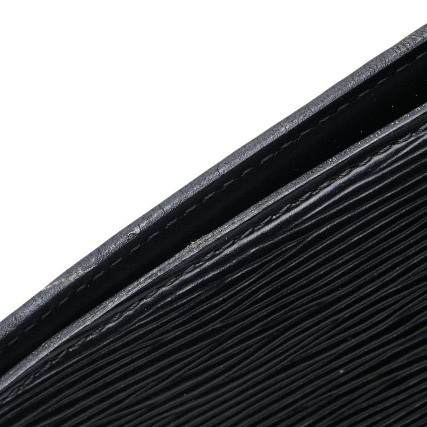 Louis Vuitton Black Noir Leather Handbag Shoulder Bag