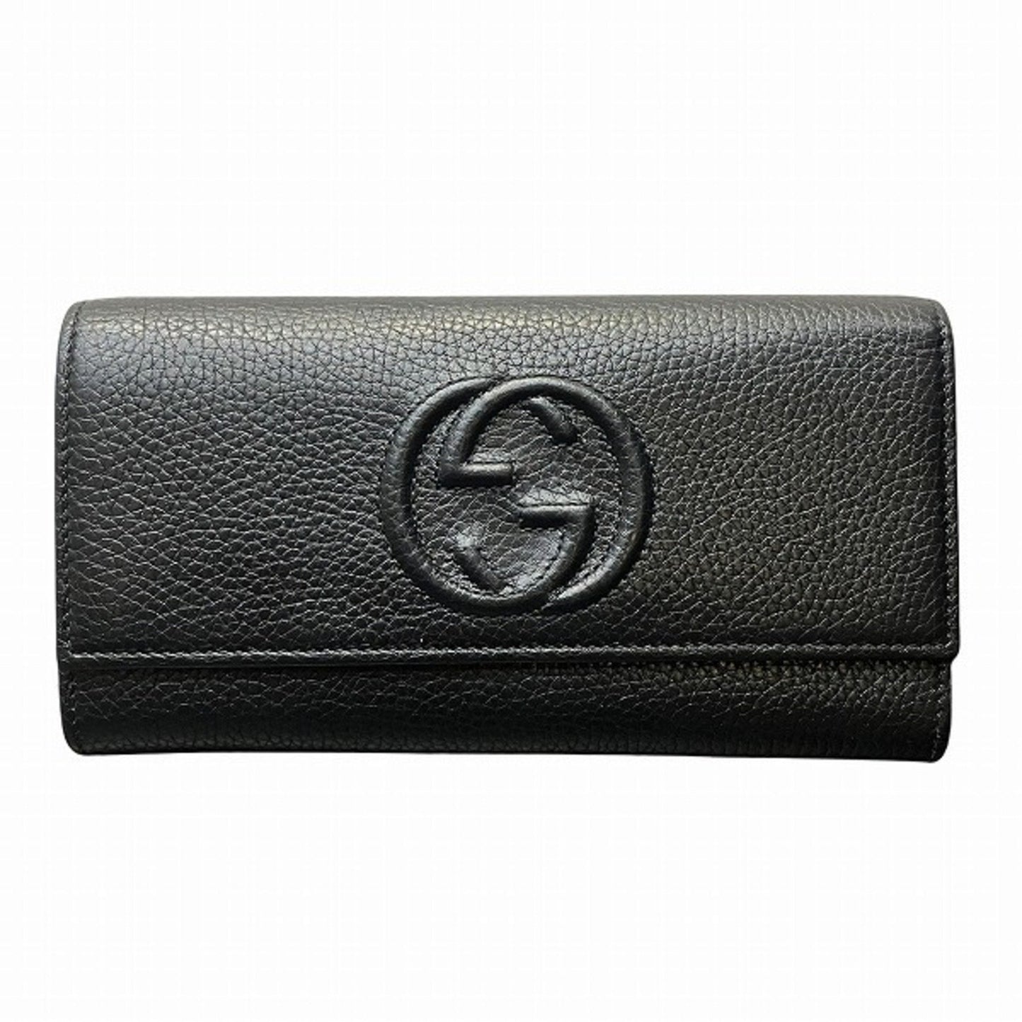 Gucci Black Leather Coin Purse/Coin Case ()
