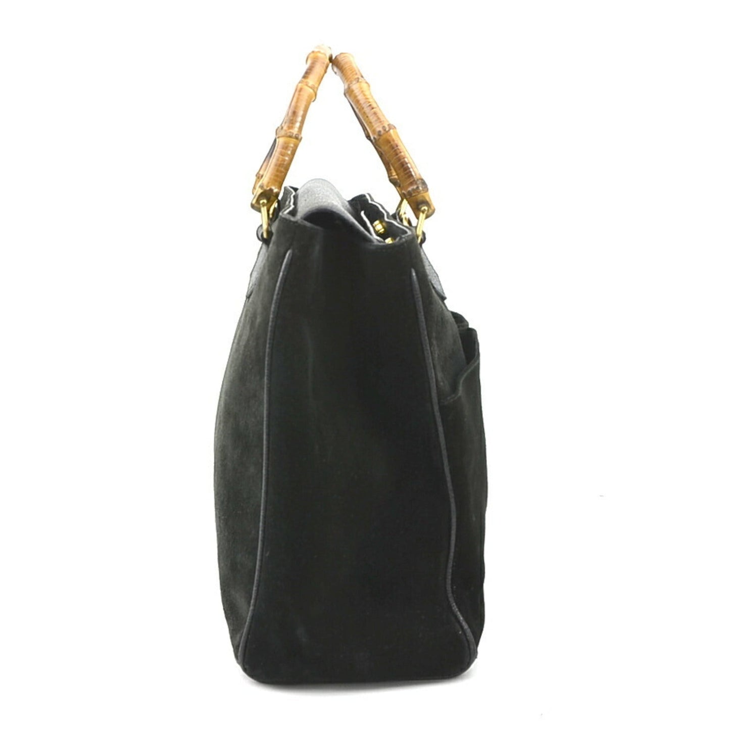 Gucci Black Suede Handbag
