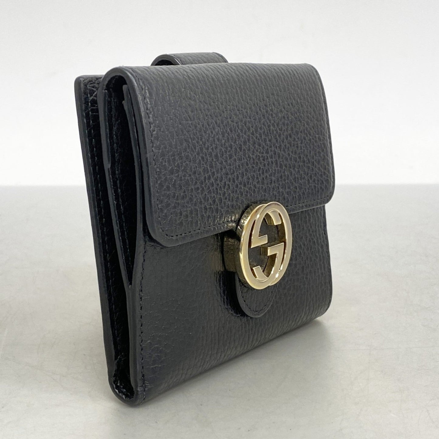 Gucci Black Leather Wallet (Bi-Fold)