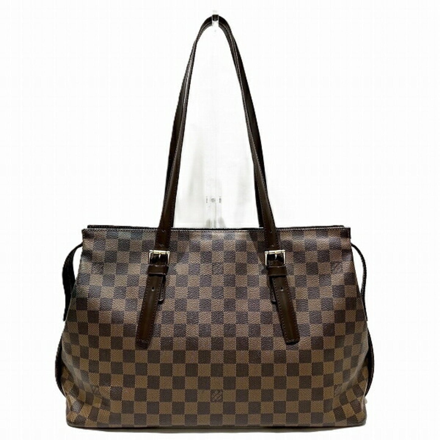 Louis Vuitton Brown Damier Canvas Shoulder Bag ()