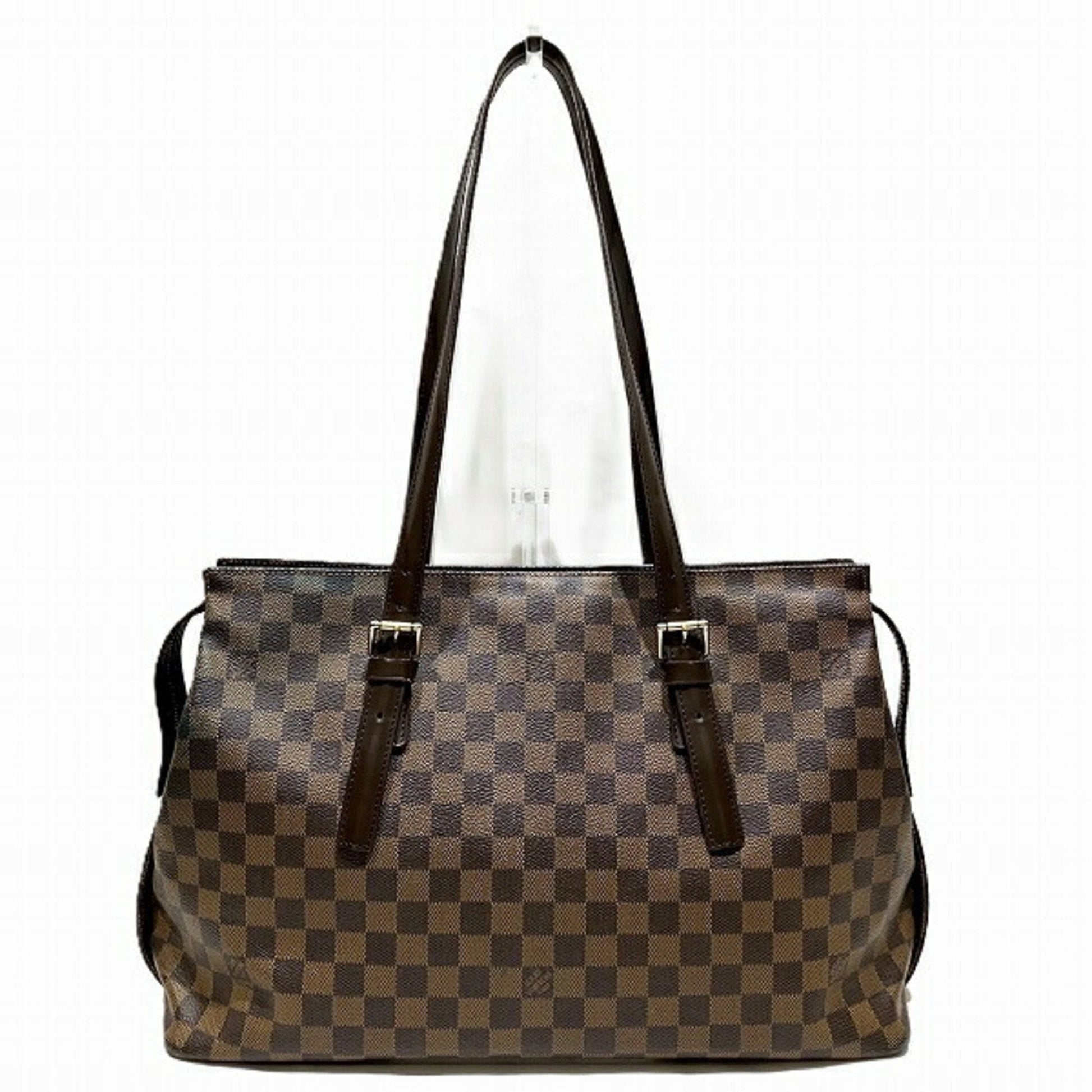 Louis Vuitton Brown Damier Canvas Shoulder Bag ()