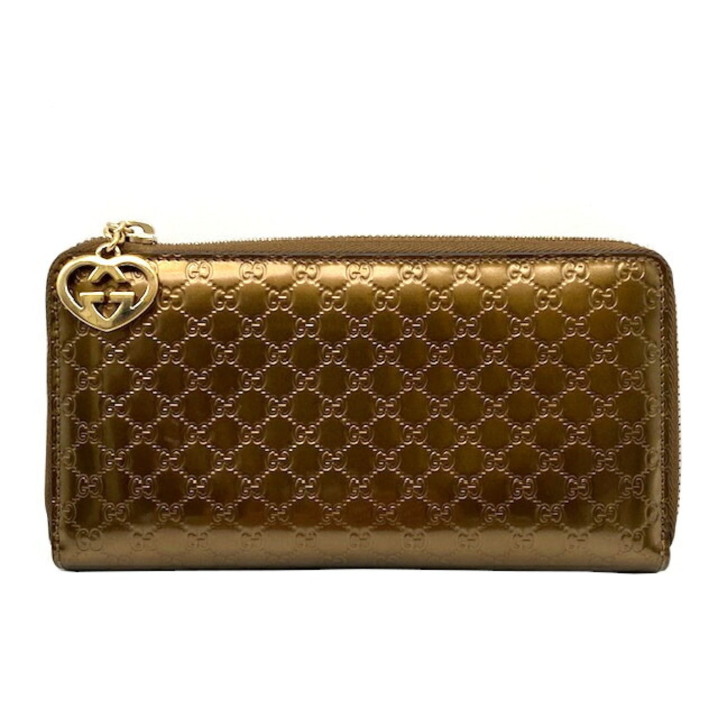 Gucci Gold Long Bill Wallet (Bi-Fold) ()