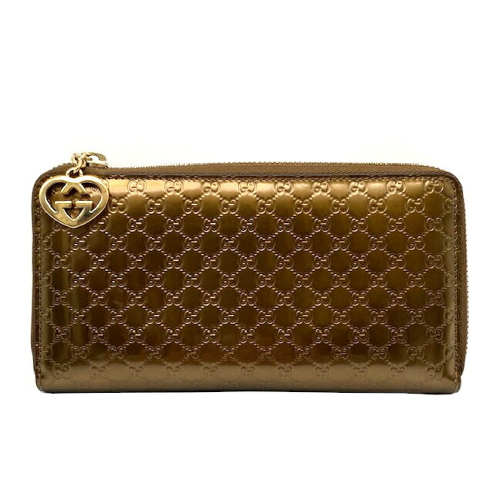 Gucci Gold Long Bill Wallet (Bi-Fold) ()