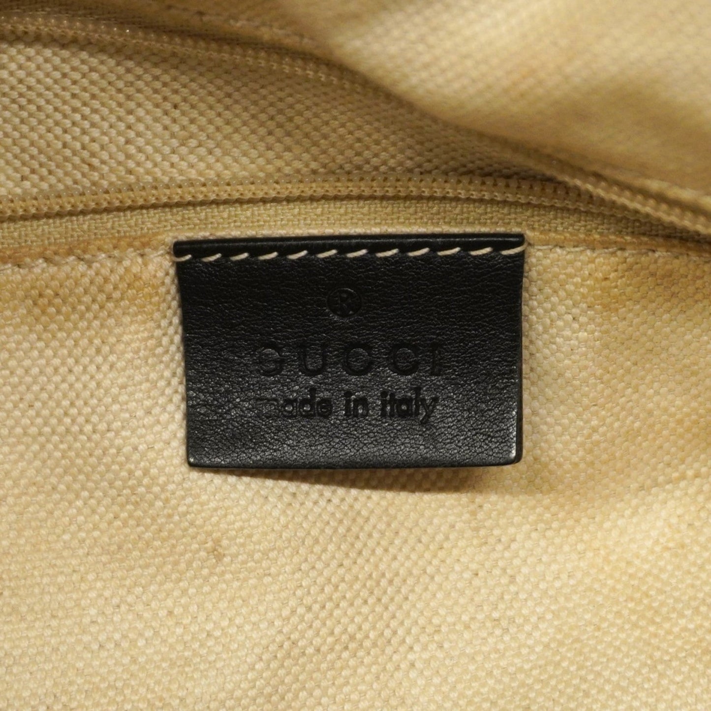 Gucci Black Leather Tote Bag