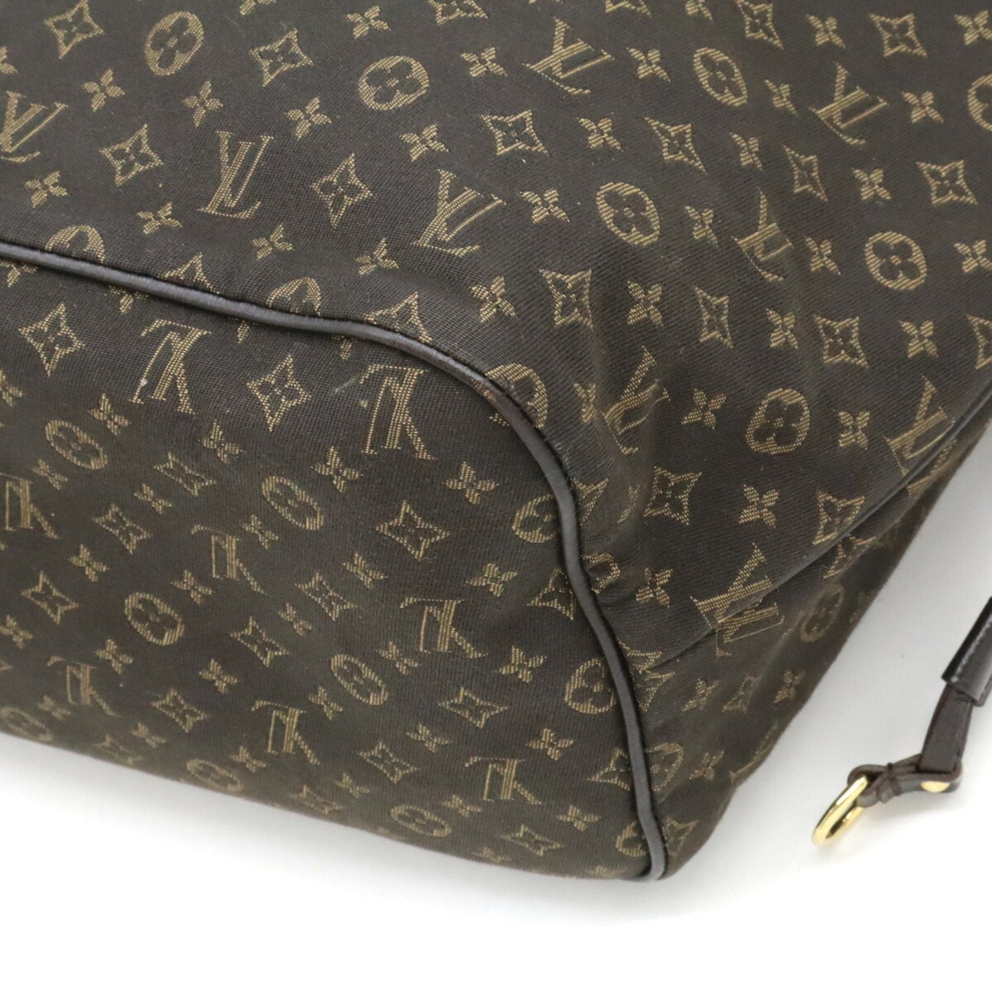 Louis Vuitton Fusain Canvas Leather Shoulder Bag Tote Bag