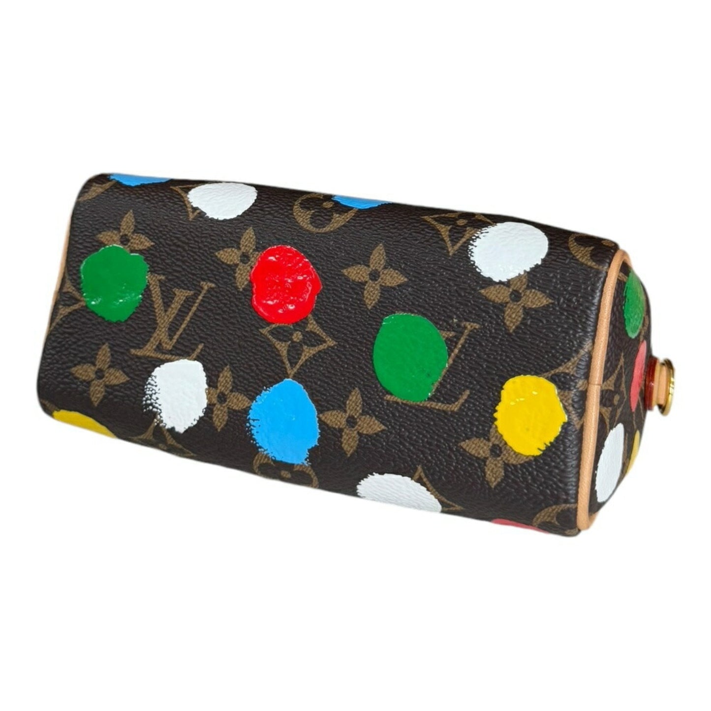 Louis Vuitton Yayoi Kusama Brown Multi-Color Monogram Shoulder Bag