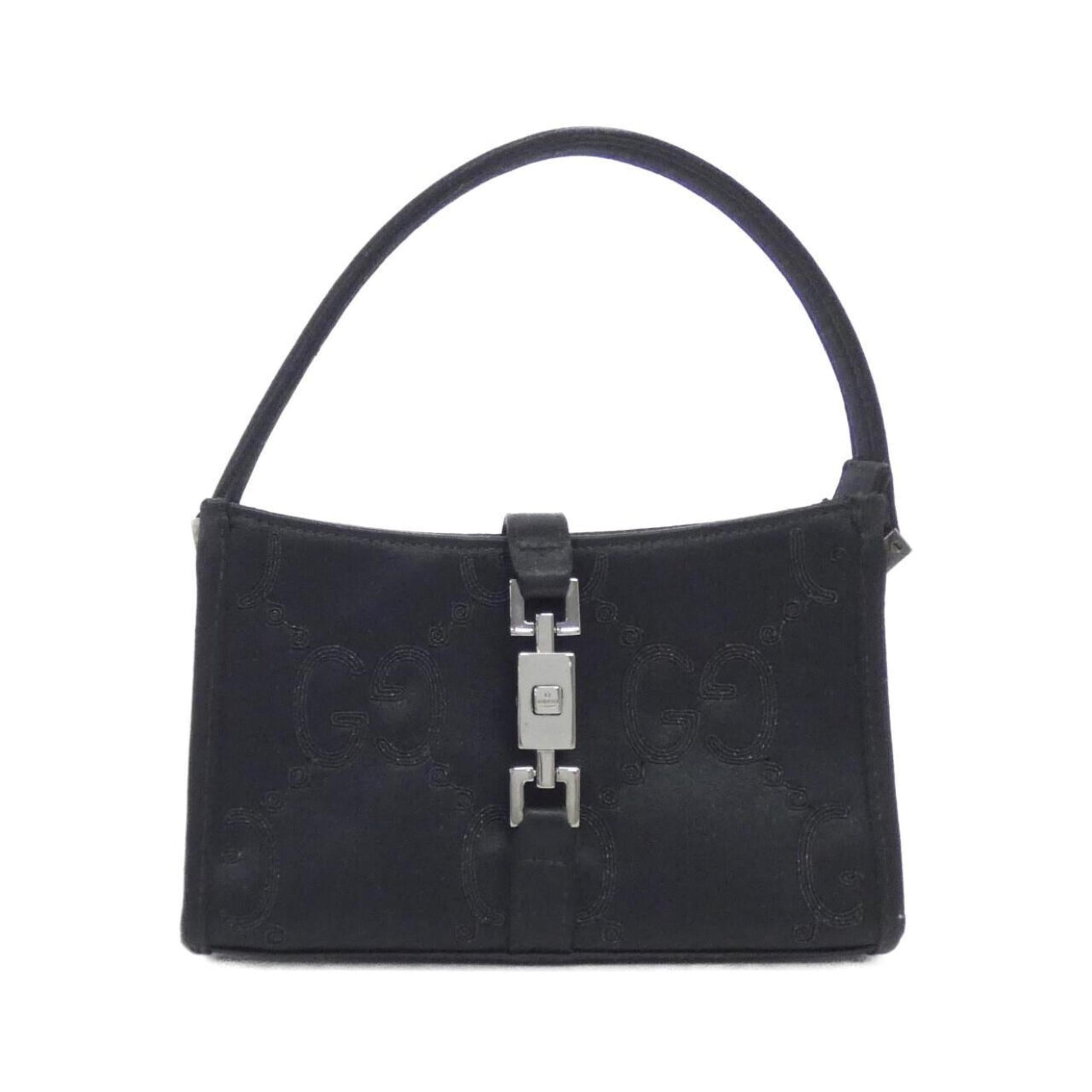 Gucci Black Satin Handbag ()