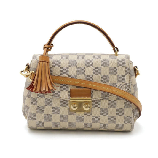 Louis Vuitton Ivory Pvc Handbag Shoulder Bag ()