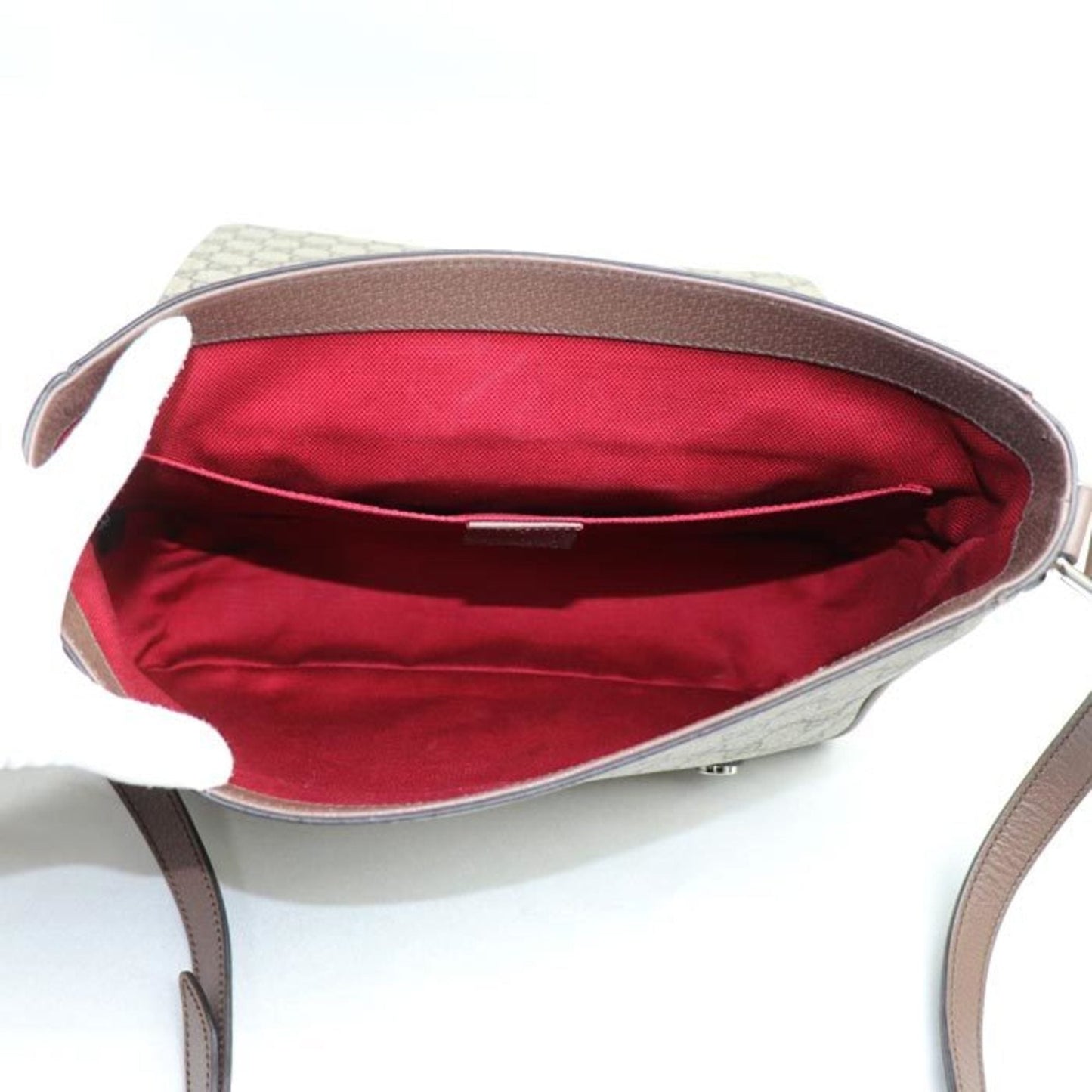 Gucci Brown Gg Supreme Shoulder Bag