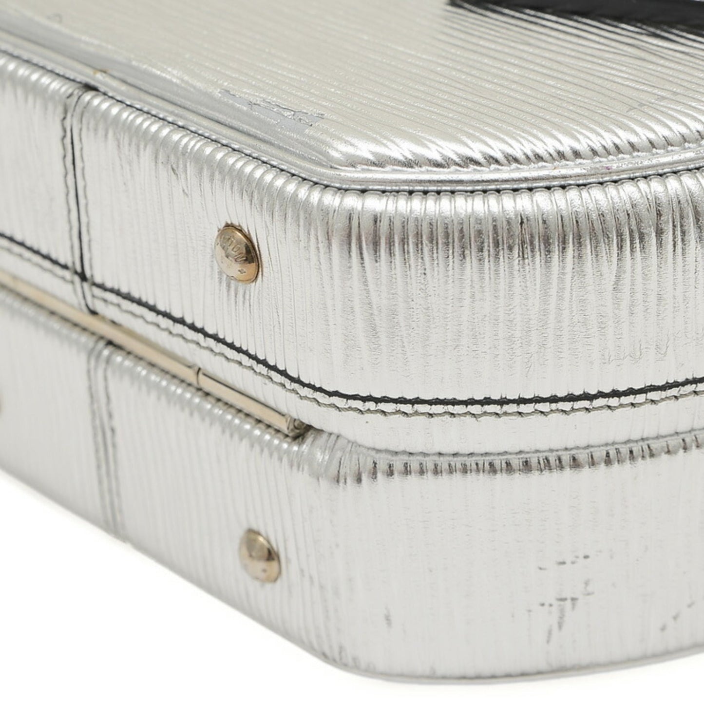Louis Vuitton Silver Epi Leather Handbag Shoulder Bag