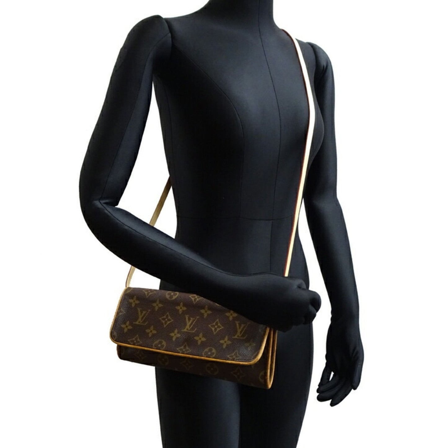 Louis Vuitton Brown Monogram Pochette Shoulder Bag