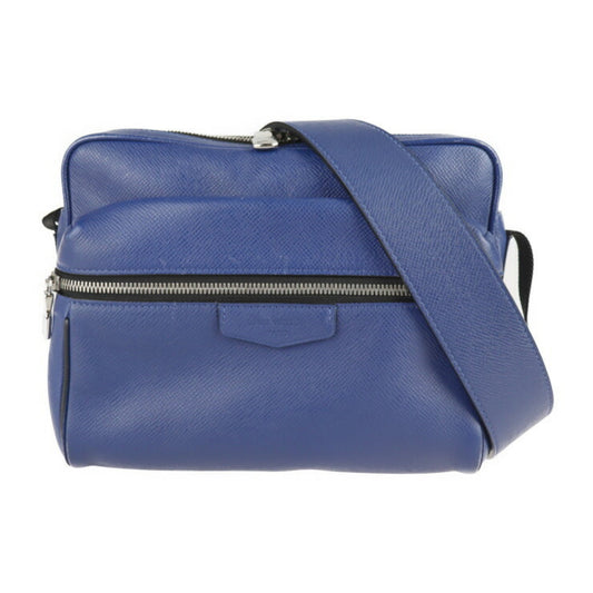 Louis Vuitton Cobalt Taiga Leather Handbag Shopping Bag Shoulder Bag Tote Bag ()