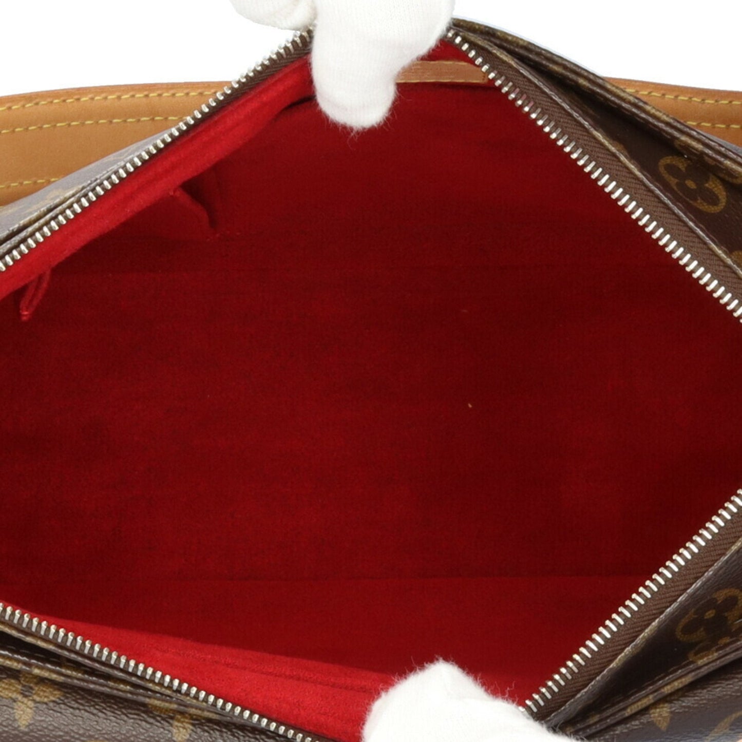 Louis Vuitton Brown Monogram Canvas Shoulder Bag