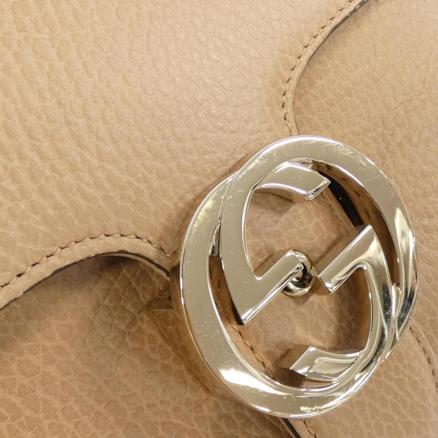 Gucci Beige Leather Handbag