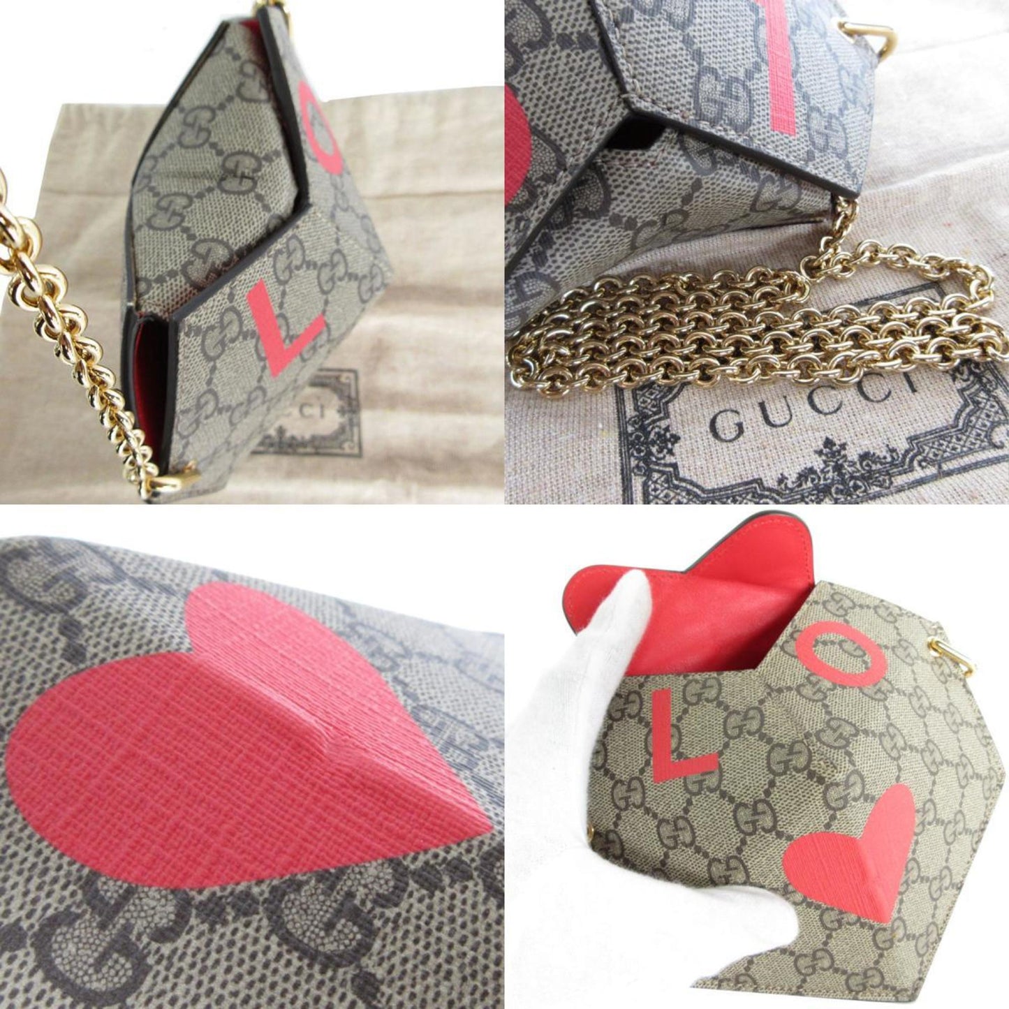 Gucci Brown Pvc Shoulder Bag