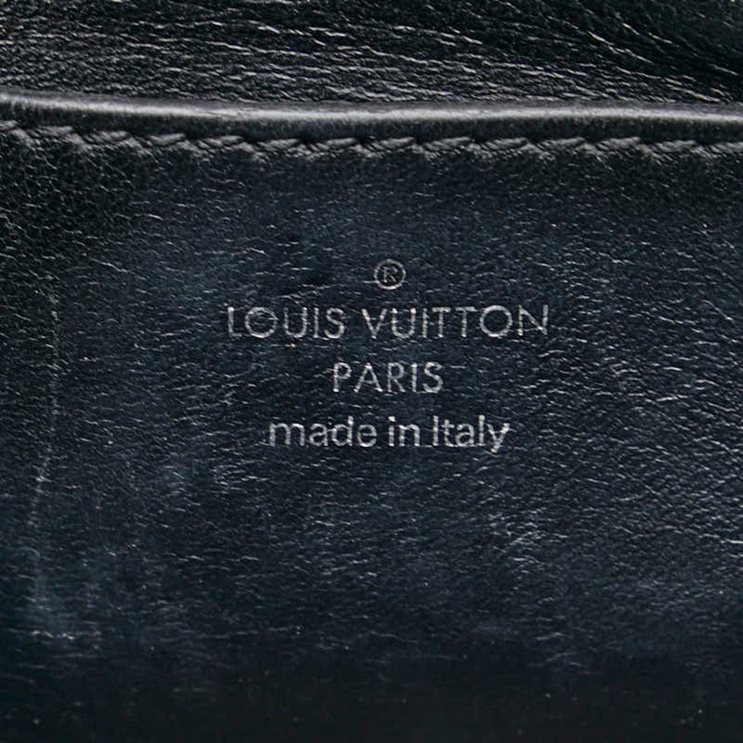 Louis Vuitton Malletage Black Noir Leather Shoulder Bag