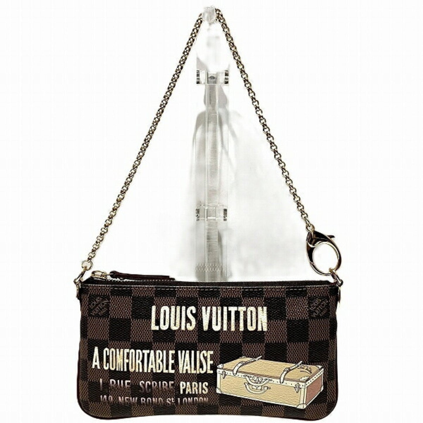 Louis Vuitton Damier Brown Damier Canvas Pochette Shoulder Bag ()