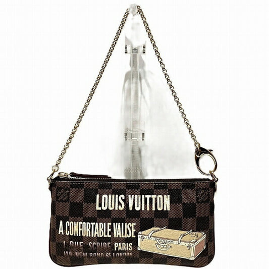 Louis Vuitton Damier Brown Damier Canvas Pochette Shoulder Bag ()